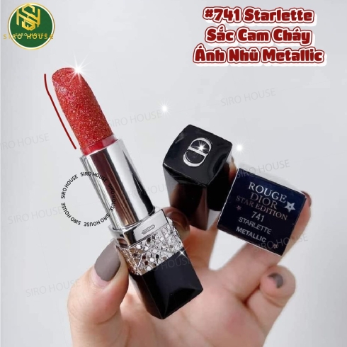 Son Dior Rouge Star Edition Lipstick - Limited Edition 741 Metallic Starlette 