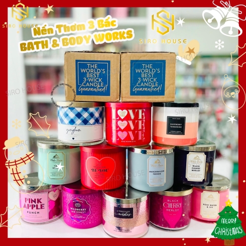 Nến thơm 3 bấc BATH & BODY WORKS Scented Candle 411g