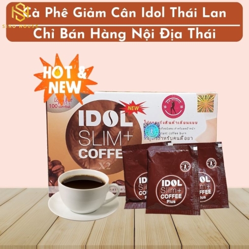 Cafe giảm cân IDOL Slim+ Coffee x2