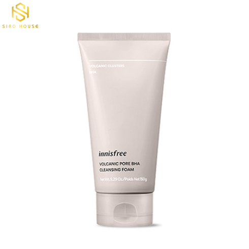 Sữa Rửa Mặt INNISFREE Tro Núi Lửa & BHA Volcanic Pore BHA Cleansing Foam 150G