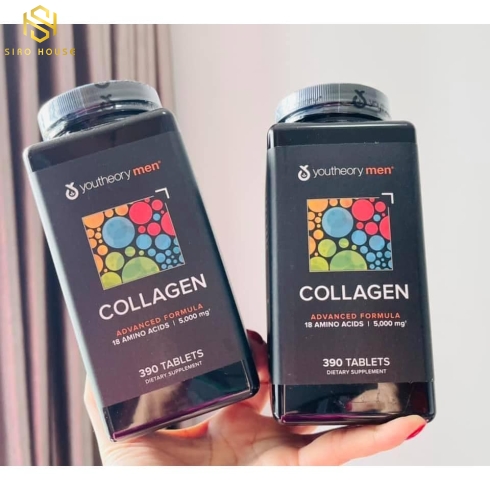 Viên uống collagen dành cho nam YOUTHEORY Men (390 viên)
