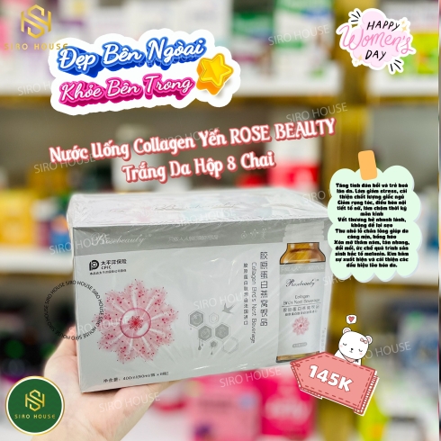 Nước Uống Collagen Yến Rose Beauty