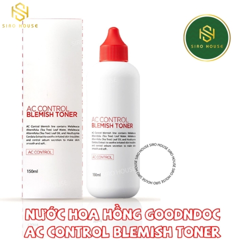 Nước hoa hồng GOODNDOC Ac Control Blemish Toner