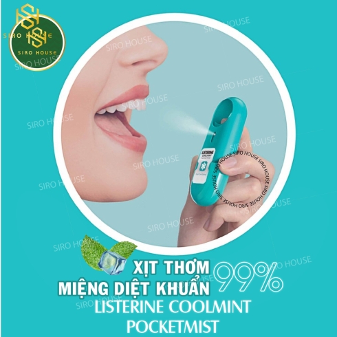 Xịt thơm miệng LISTERIN Cool Mint Pocket Mist
