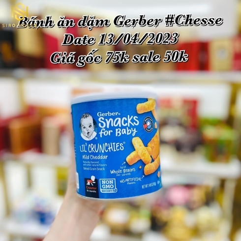 Bánh ăn dặm GERBER Chesse (42g)