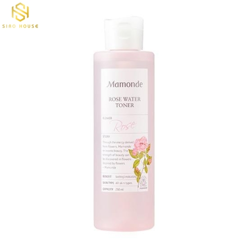 Nước hoa hồng Mamonde Rose Water Toner- 250ml