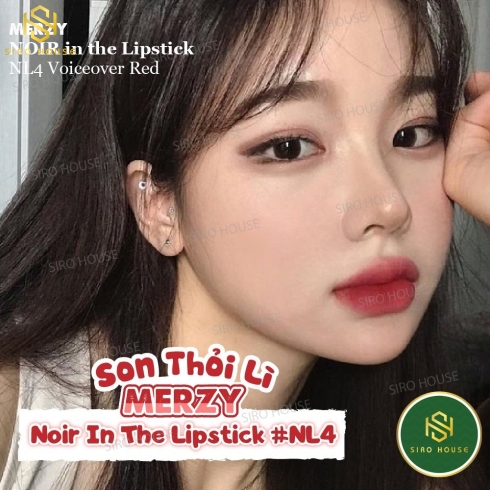 Son Thỏi MERZY Noir In The Lipstick 3.3g