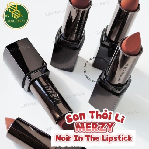 Son Thỏi MERZY Noir In The Lipstick 3.3g