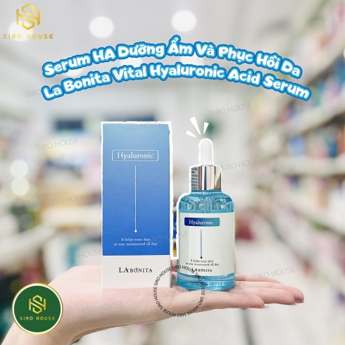 Serum HA Dưỡng Ẩm Và Phục Hồi Da La BONITA Vital Hyaluronic Acid Serum 50ml
