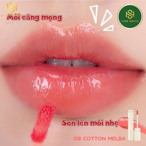 Son Tint Bóng ROMAND Dewyful Water Tint 09 Cotton Melba