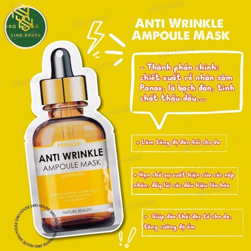 Mặt Nạ Tinh Chất Tế Bào Gốc NATURE Beauty Ampoule Mask