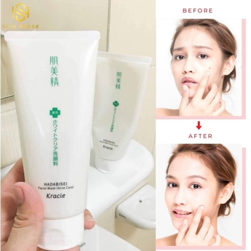 Sữa Rửa Mặt KRACIE Hadabisei FACIAL WASH