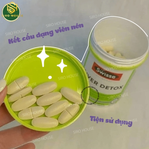 Viên Uống Thải Độc Gan SWISSE Liver Detox Úc 120 Viên