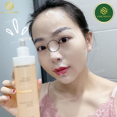 Sữa rửa mặt chống lão hoá CHRISTINA Forever Young Moisturizing Facial Wash 300mL 