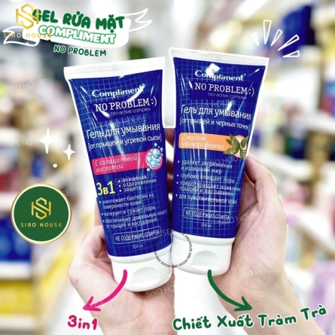 Sữa Rửa Mặt COMPLIMENT No Problem 200ML