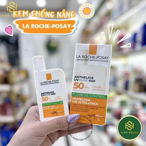Kem Chống Nắng LA ROCHE-POSAY Anthelios Uvmune Oil Control Fluid SPF50+ 50ml