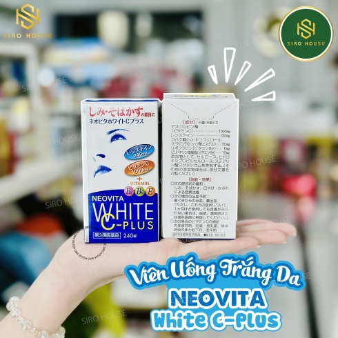 Viên Uống Trắng Da NEOVITA WHITE C PLUS – Hộp 240 Viên