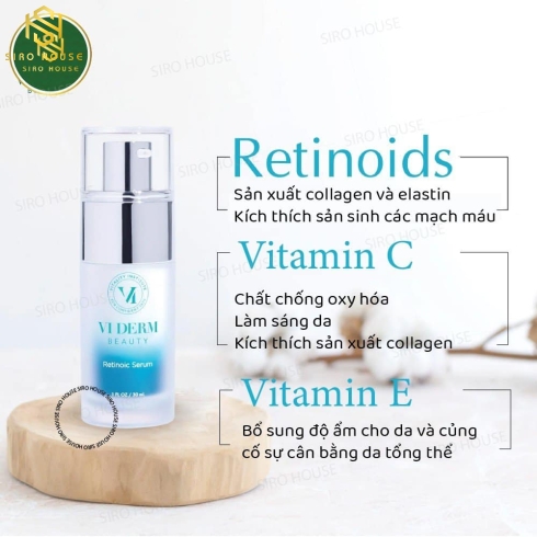 Tinh chất trị mụn, trị nám VI Drem Retinoic Serum Rx 30ML