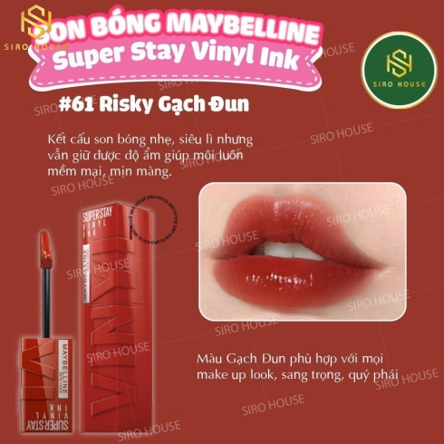 Son Kem Bóng MAYBELINE New York Superstay Vinyl Ink 4.2ml