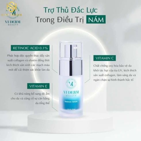 Tinh chất trị mụn, trị nám VI Drem Retinoic Serum Rx 30ML