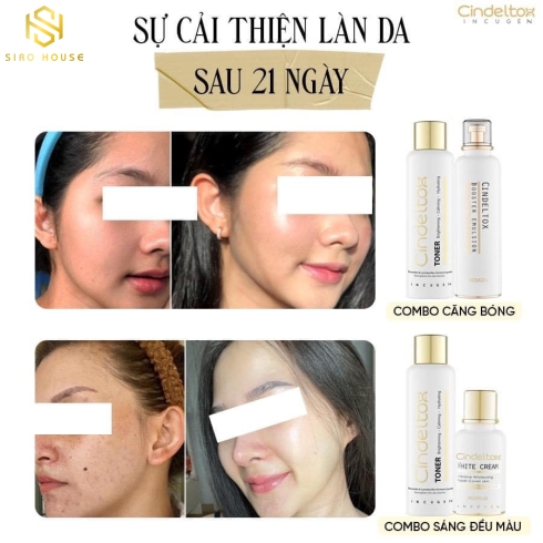 Nước cân bằng da CINDELTOX Brightening Calming Hydrating 200mL