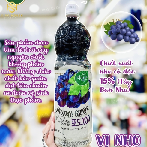 Nước Ép Trái Cây WOONGJIN Hàn Quốc 