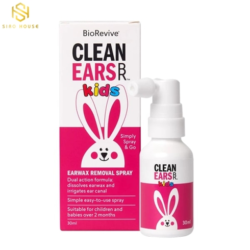 Xịt tan ráy tai CLEAN EARS KIDS 30mL