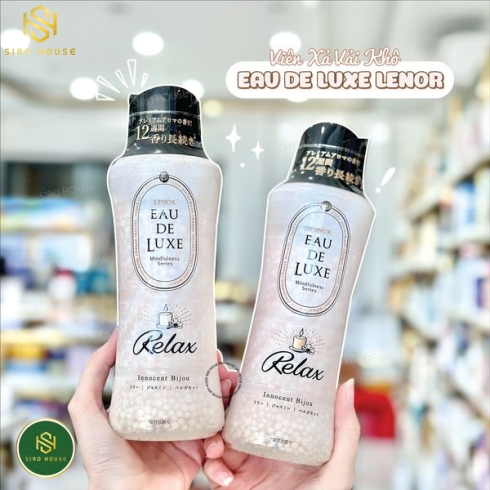 Viên xả hô Lenor EAU DE LUXE Relax (520GR)