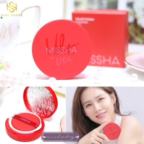 Phấn nước Missha Velvet Finish cushion (đỏ)