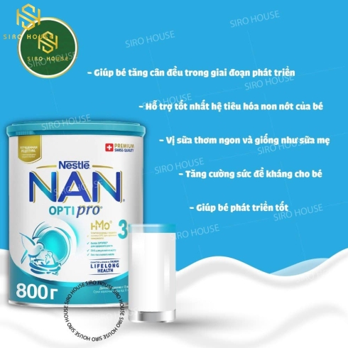 Sữa Nan OPTIPRO 800g