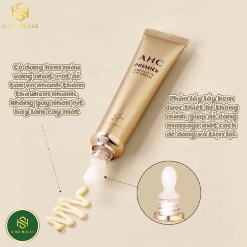 Kem dưỡng chống lão hoá AHC Premier Ampoule In Eye Cream Collagen T4 (40mL)