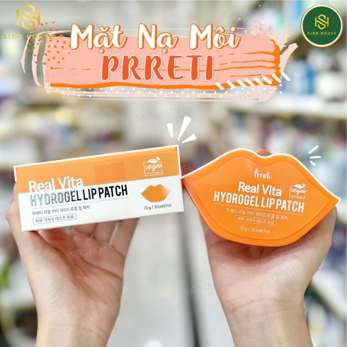 Mặt nạ dưỡng môi Prreti Real Vita HYDROGEL Lip Patch ( 30 MIẾNG)
