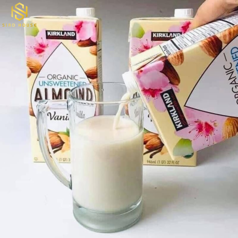 Sữa hạnh nhân không đường Kirkland Organic Almond 946ml