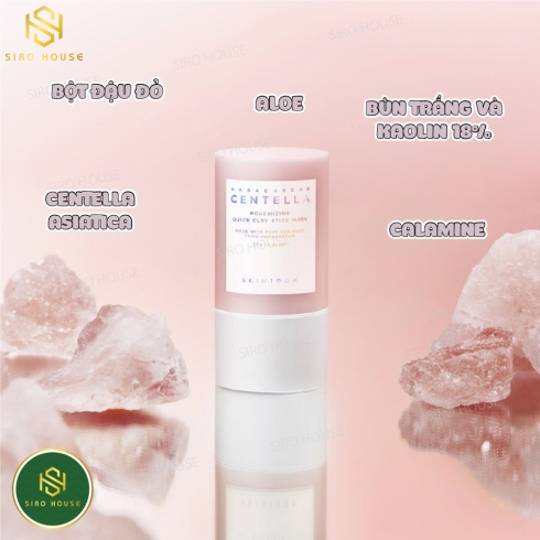 Mặt nạ đất sét dạng lăn SKIN1004 Madagascar Centella Poremizing Quick Clay Stick Mask 27g 
