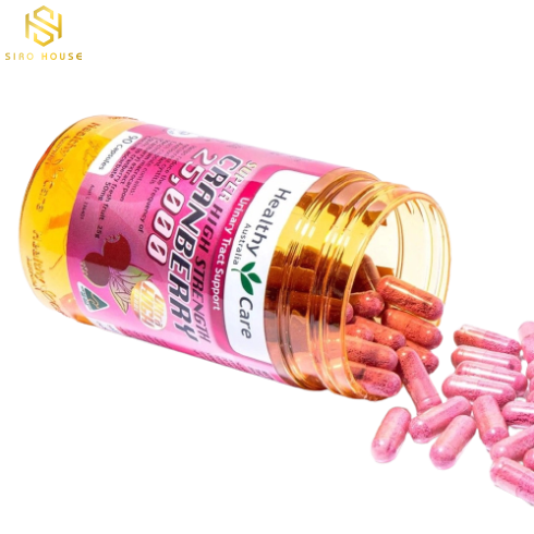 Thực phẩm chức năng Bổ Thận Healthy Care CRANBERRY 25000 90 Capsules