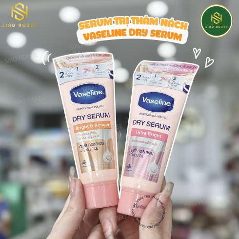 Serum dưỡng trắng vùng nách VASELINE Dry Serum White & Dry ( 50ml)