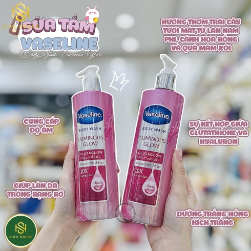 Sữa Tắm VASELINE Body Wash 10x 450mL