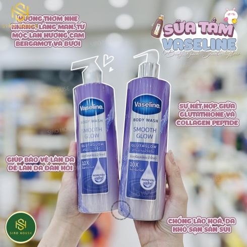 Sữa Tắm VASELINE Body Wash 10x 450mL