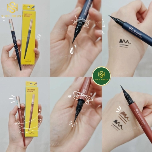 Bút kẻ mắt nước VACOSI Natural Studio Waterproof Eyeliner