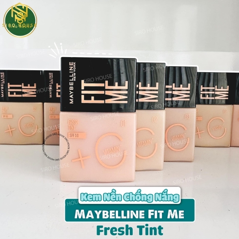 Kem Nền Maybelline Fit Me Fresh Tint Vitamin C Foundation SPF50 PA+++ (30ml)