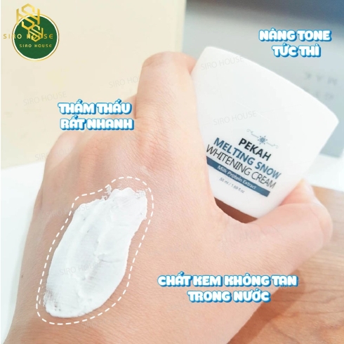 Kem dưỡng PEKAH nâng tông Melting Snow (50ml)