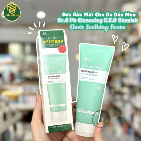 Sữa Rửa Mặt DR.G pH Cleansing R.E.D Blemish Clear Soothing Foam (150ml)