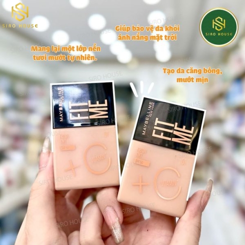 Kem Nền Maybelline Fit Me Fresh Tint Vitamin C Foundation SPF50 PA+++ (30ml)