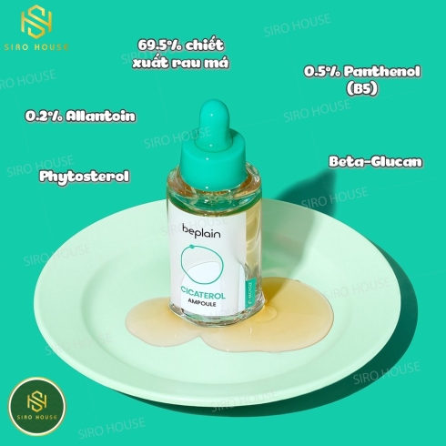 Tinh chất rau á Phục Hồi Da BEPLAIN Cicaterol Ampoule (30ML)