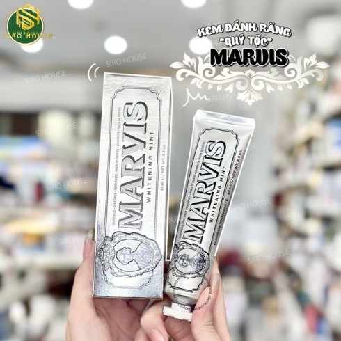 Kem đánh trắntg rănt MARVIS Whitening Mint 85mL