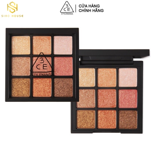Bảng phấn mắt dạng nhũ 3CE Multi Eye Color Palette #All-Nighter