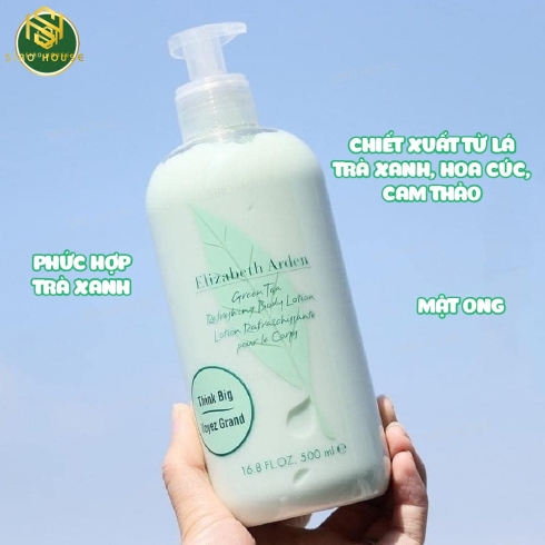Dưỡng thể trà xanh ELIZABETH Arden Green Tea Refreshing (500ml)