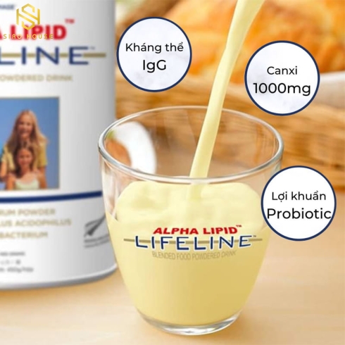 Sữa non ALPHA LIPID LIFELINE NEW ZEALAND (450g)