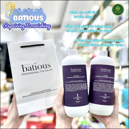 Bộ dầu gội xả BATIOUS Professional For Salon