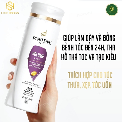 Dầu Gội Xả 2in1 PANTENE Sạch Sâu Chắc Khỏe 750ml Classic Clean 2in1 Shampoo & Conditioner